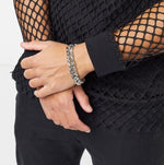 Load image into Gallery viewer, Uncommon Souls chunky t-bar bracelet in silver
